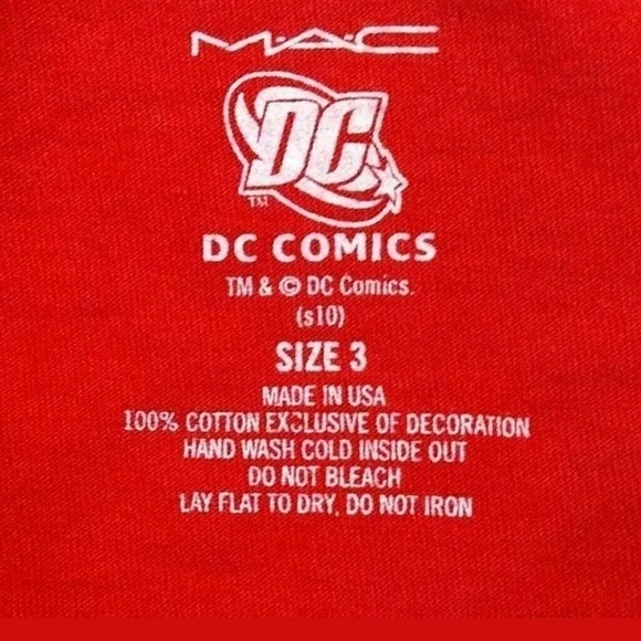 MAC  Red Wonder Women T- Shirt Size 3 - Picture 5 of 7